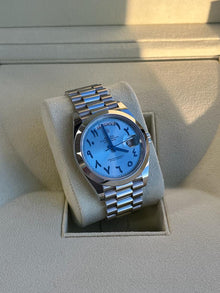 Rolex Day-Date President 40 Ice Blue Arabic Dial Platinum