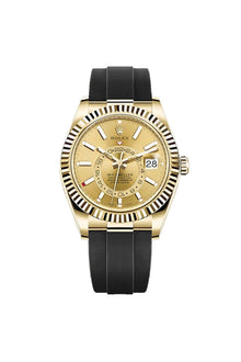 Rolex Sky-Dweller 18k Gelbgold Men's Luxury -0009