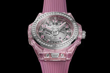 Hublot Big Bang ONE CLICK PINK SAPPHIRE Diamanten