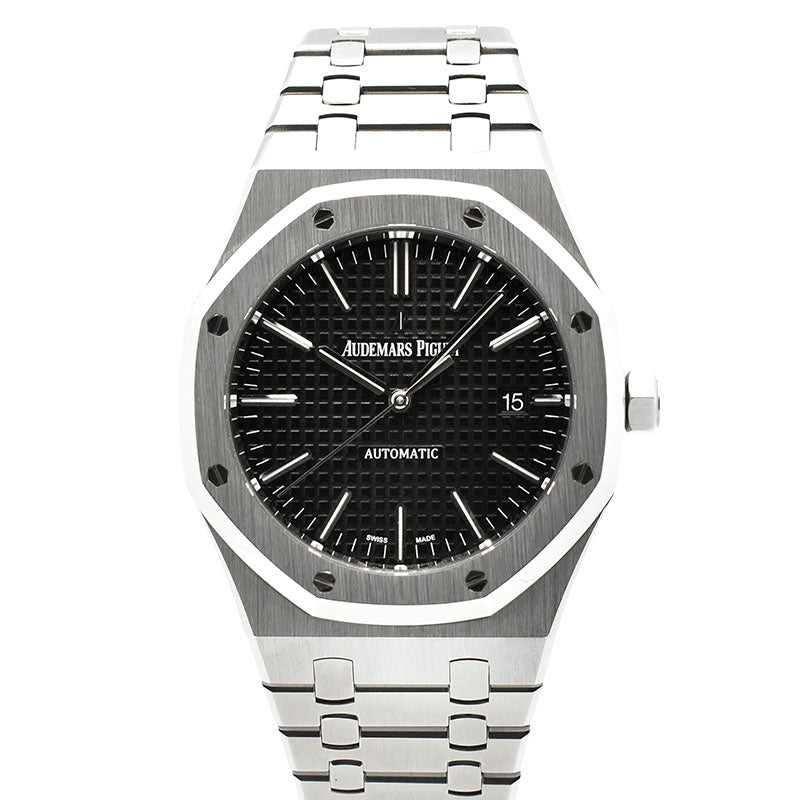 Audemars Piguet Royal Oak Schwarzes Zifferblatt 41mm