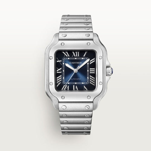 Cartier Santos de Cartier Medium model Graduated Blaues Zifferblatt 35.1 mm