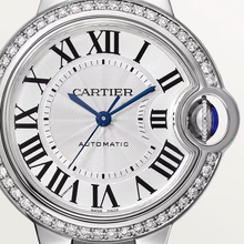 Cartier BALLON BLEU Diamanten Bezel 33mm