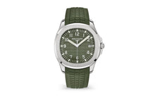 Patek Philippe Aquanaut Jumbo Date, Sweep Seconds, 18k Weißgold, 42,2 mm