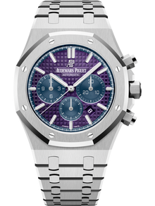 Audemars Piguet ROYAL OAK Plum purple dial CHRONOGRAPH 41mm