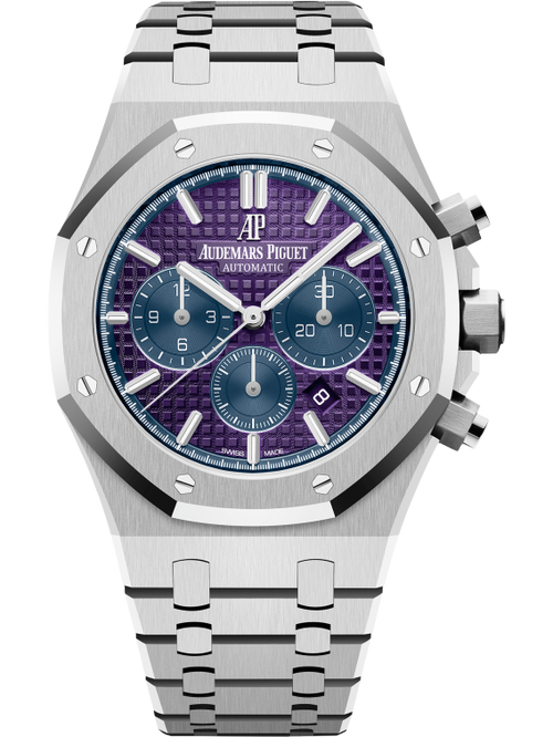 Audemars Piguet ROYAL OAK Plum purple dial CHRONOGRAPH 41mm