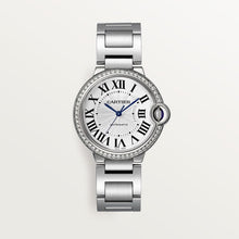 Cartier Ballon Bleu de Cartier Silver guilloché dial 36 mm