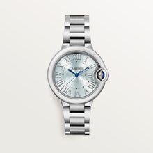 Cartier Ballon Bleu de Cartier Blau silvered sunray-brushed dial 33 mm