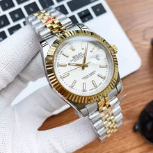Rolex Datejust 41 Schwarzes Zifferblatt Men's Gold & Edelstahl -0014